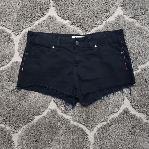 PINK Victoria's Secret Pants - PINK Cut Off Black Denim Shorts